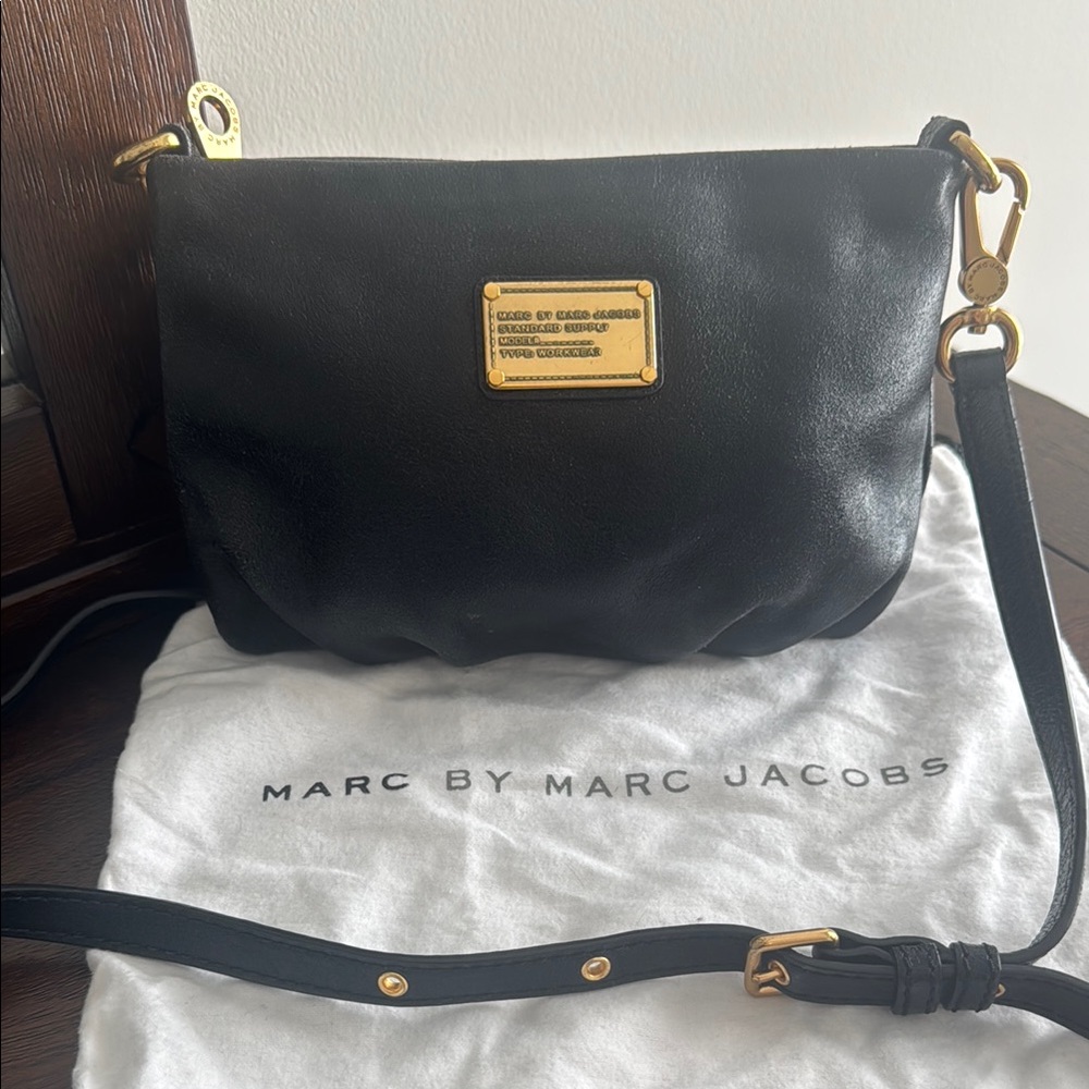 Marc by Marc Jacobs Black Leather Crossbody Bag